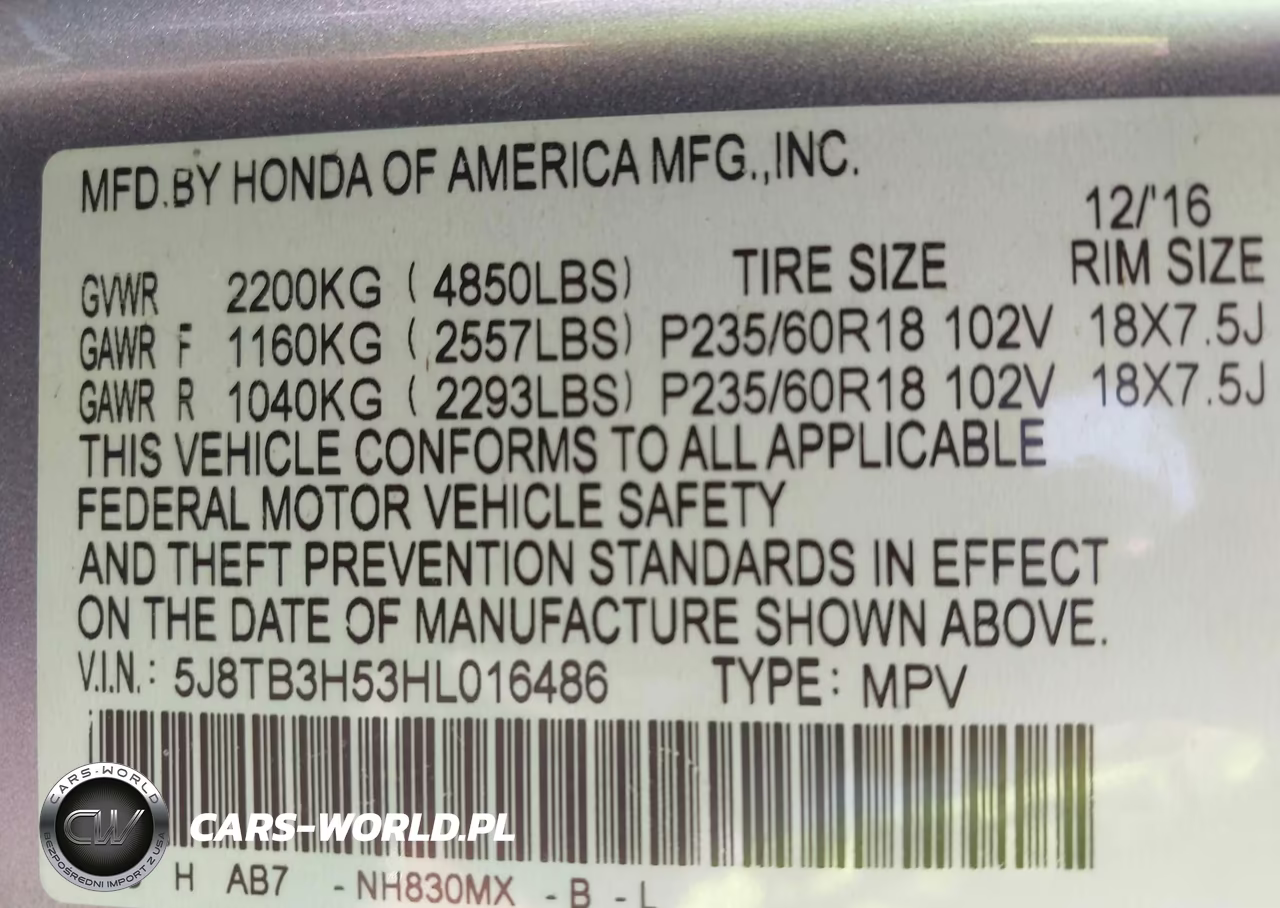 2017 Acura Rdx Technology Acurawatch Plus Packages-W-Technology Package VIN:5J8TB3H53HL016486 - 9