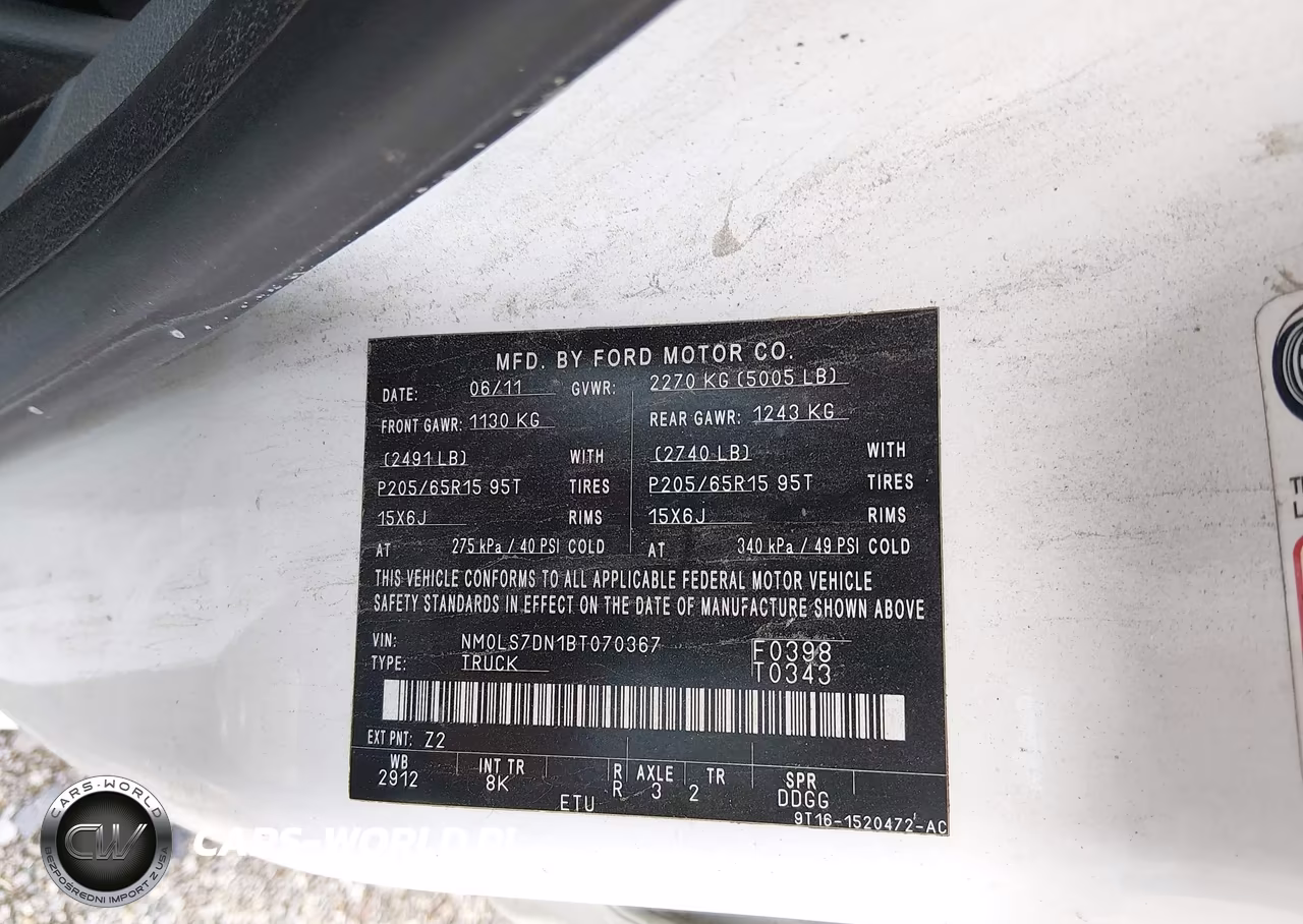 2011 Ford Transit Connect Xlt VIN:NM0LS7DN1BT070367 - 9