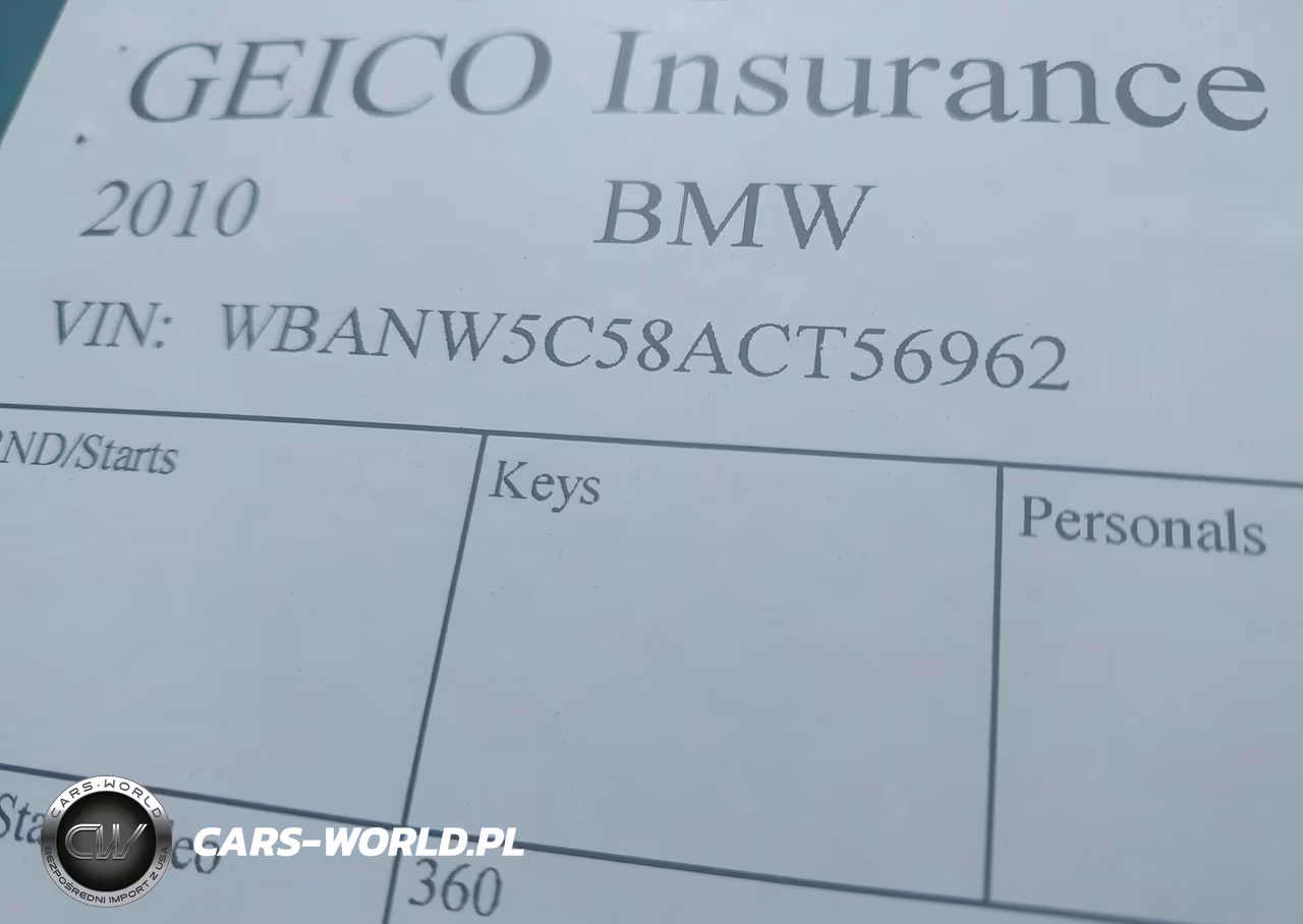 2010 BMW 550I VIN:WBANW5C58ACT56962 - 14