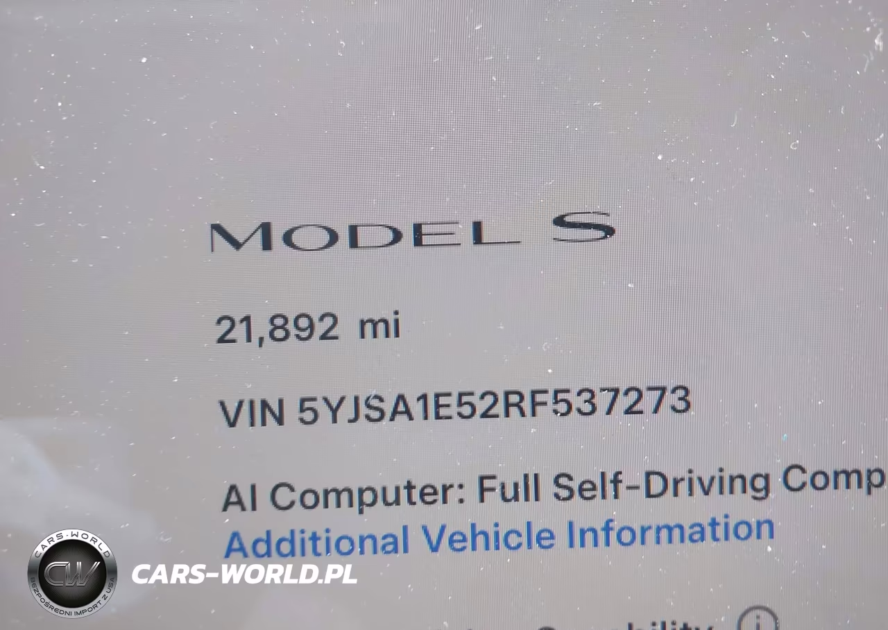 2024 Tesla Model S Long Range VIN:5YJSA1E52RF537273 - 14