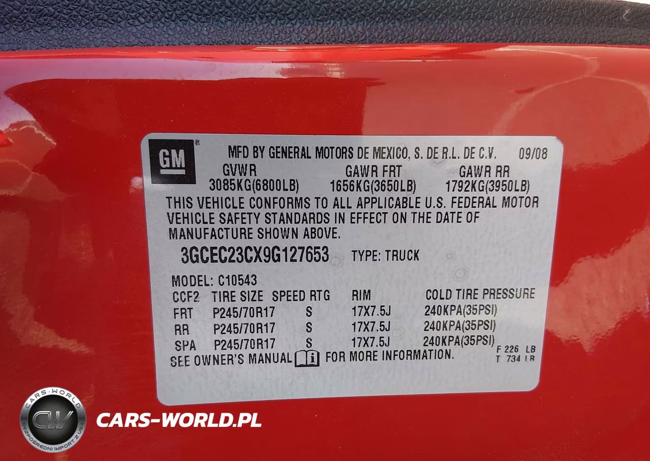 2009 Chevrolet Silverado 1500 Lt VIN:3GCEC23CX9G127653 - 9