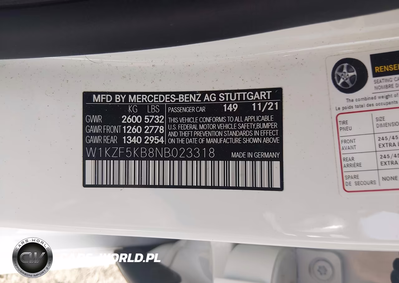 2022 Mercedes-Benz E 450 4Matic VIN:W1KZF5KB8NB023318 - 9