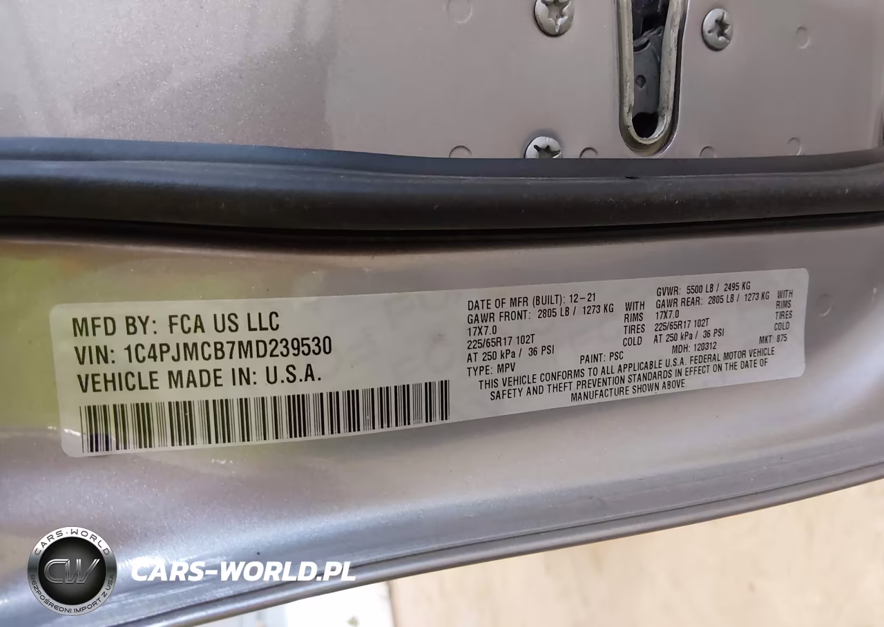 2021 Jeep Cherokee Latitude 4X4 VIN:1C4PJMCB7MD239530 - 9