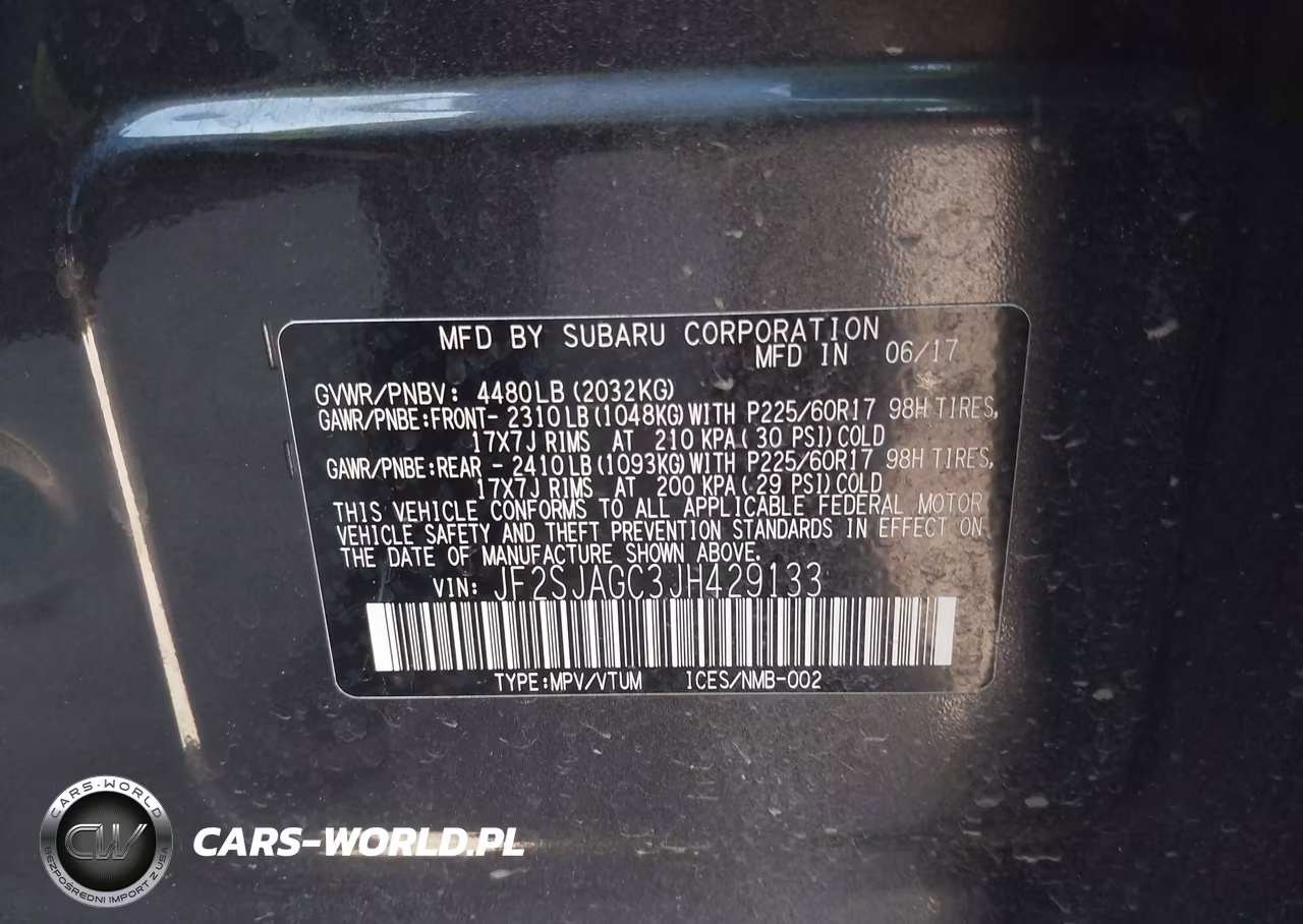 2018 Subaru Forester 2.5I Premium VIN:JF2SJAGC3JH429133 - 9
