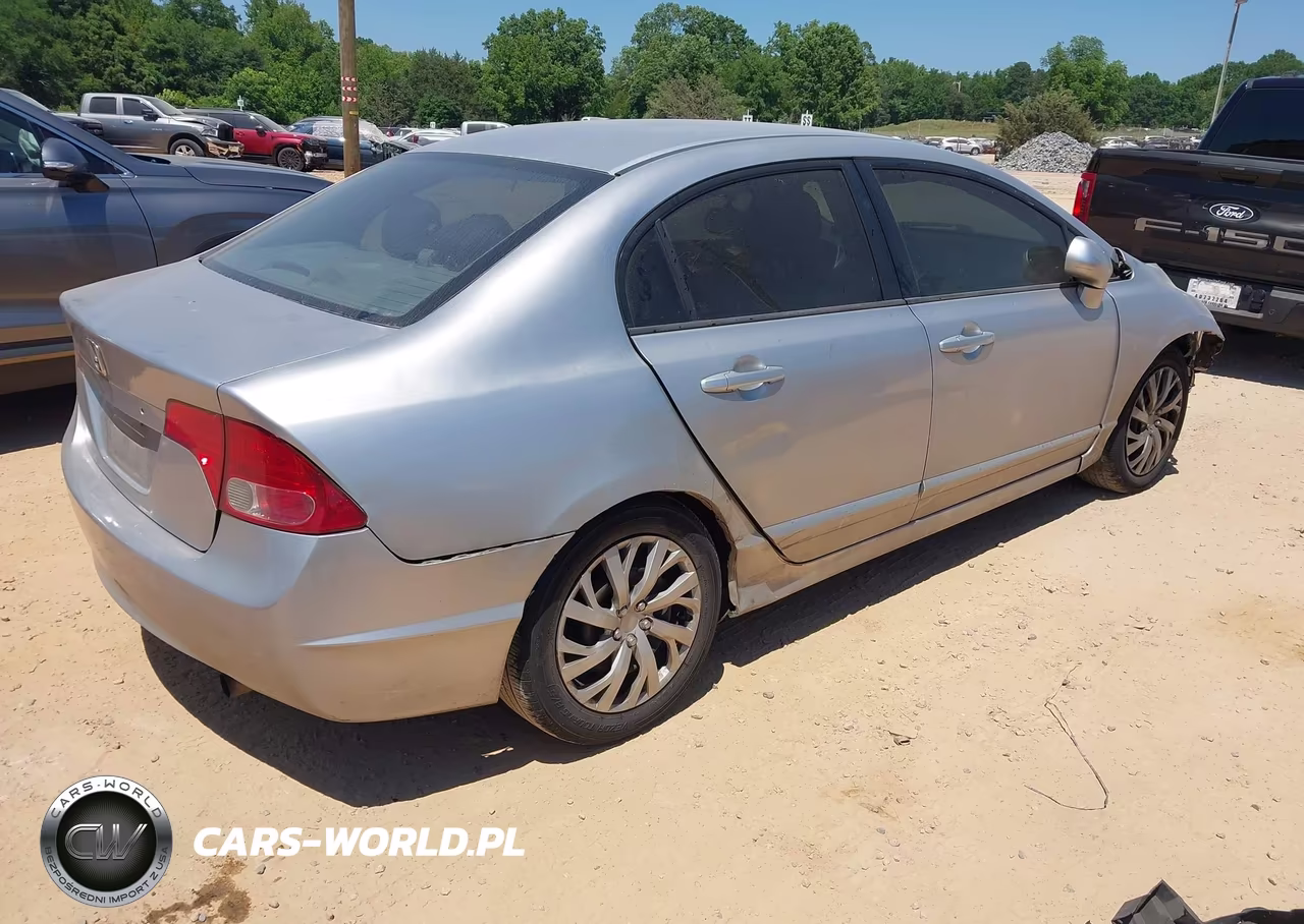 2007 Honda Civic Lx VIN:1HGFA16587L021317 - 4