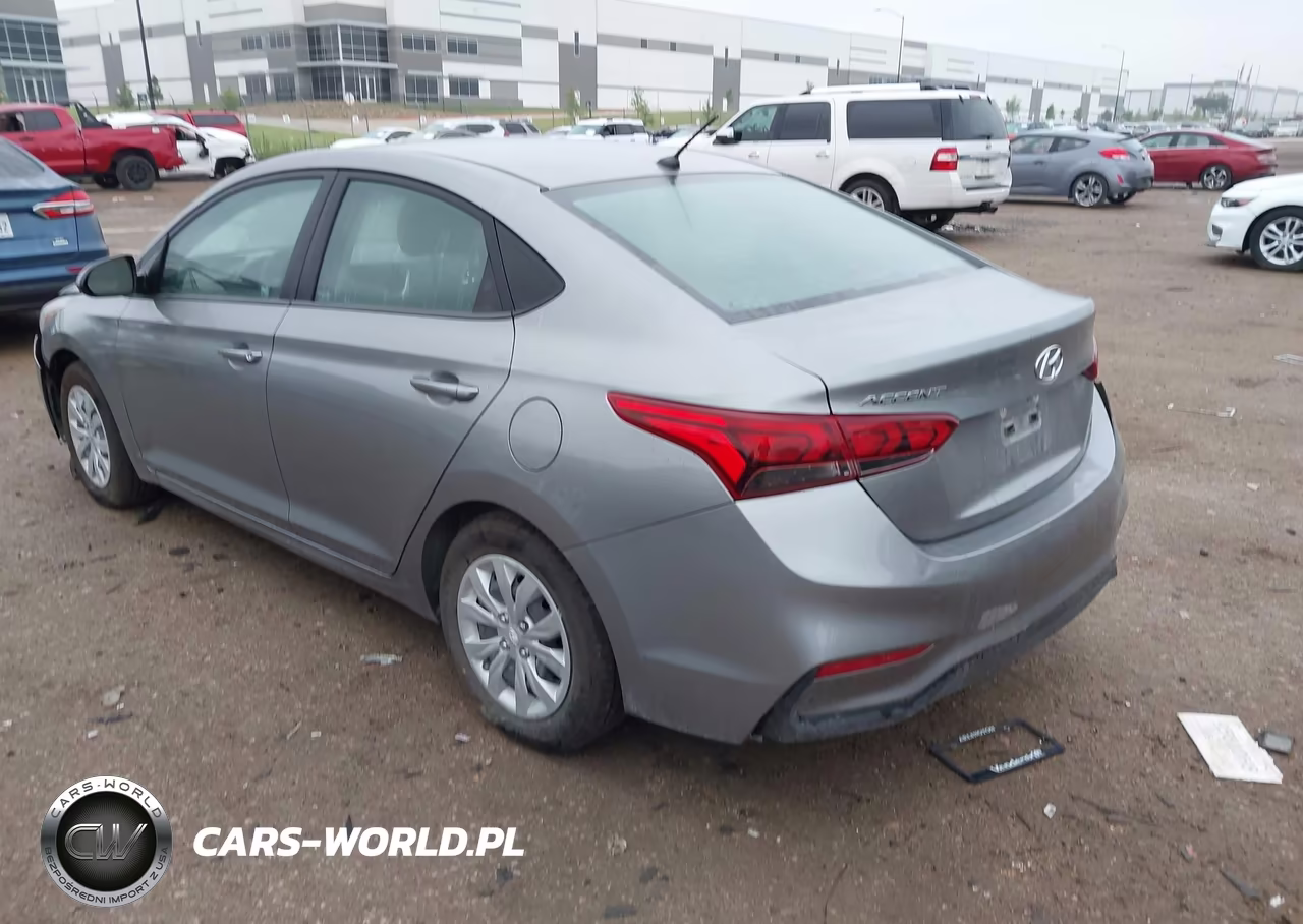 2021 Hyundai Accent Se VIN:3KPC24A62ME133020 - 3