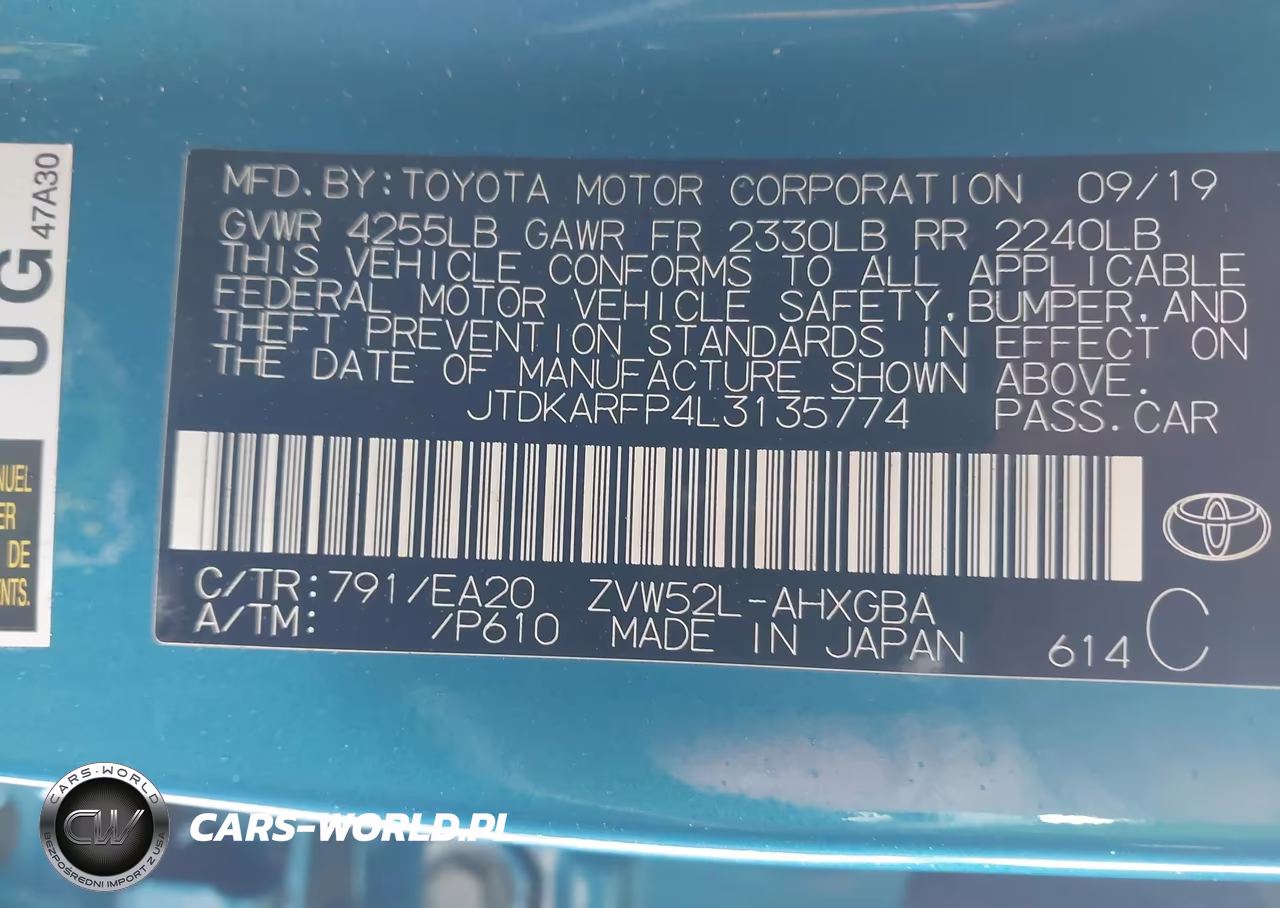 2020 Toyota Prius Prime Limited VIN:JTDKARFP4L3135774 - 9