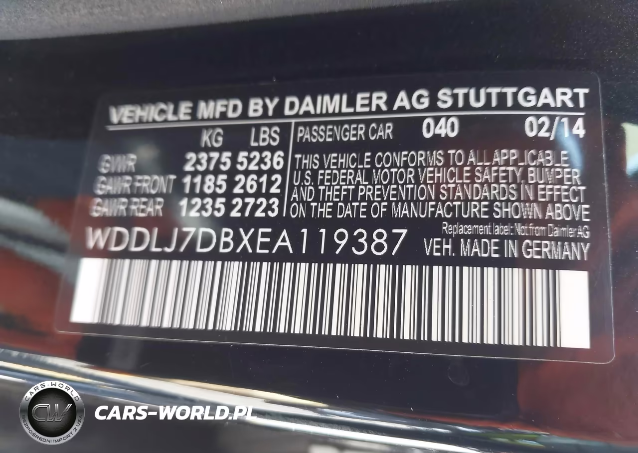 2014 Mercedes-Benz Cls 550 VIN:WDDLJ7DBXEA119387 - 9
