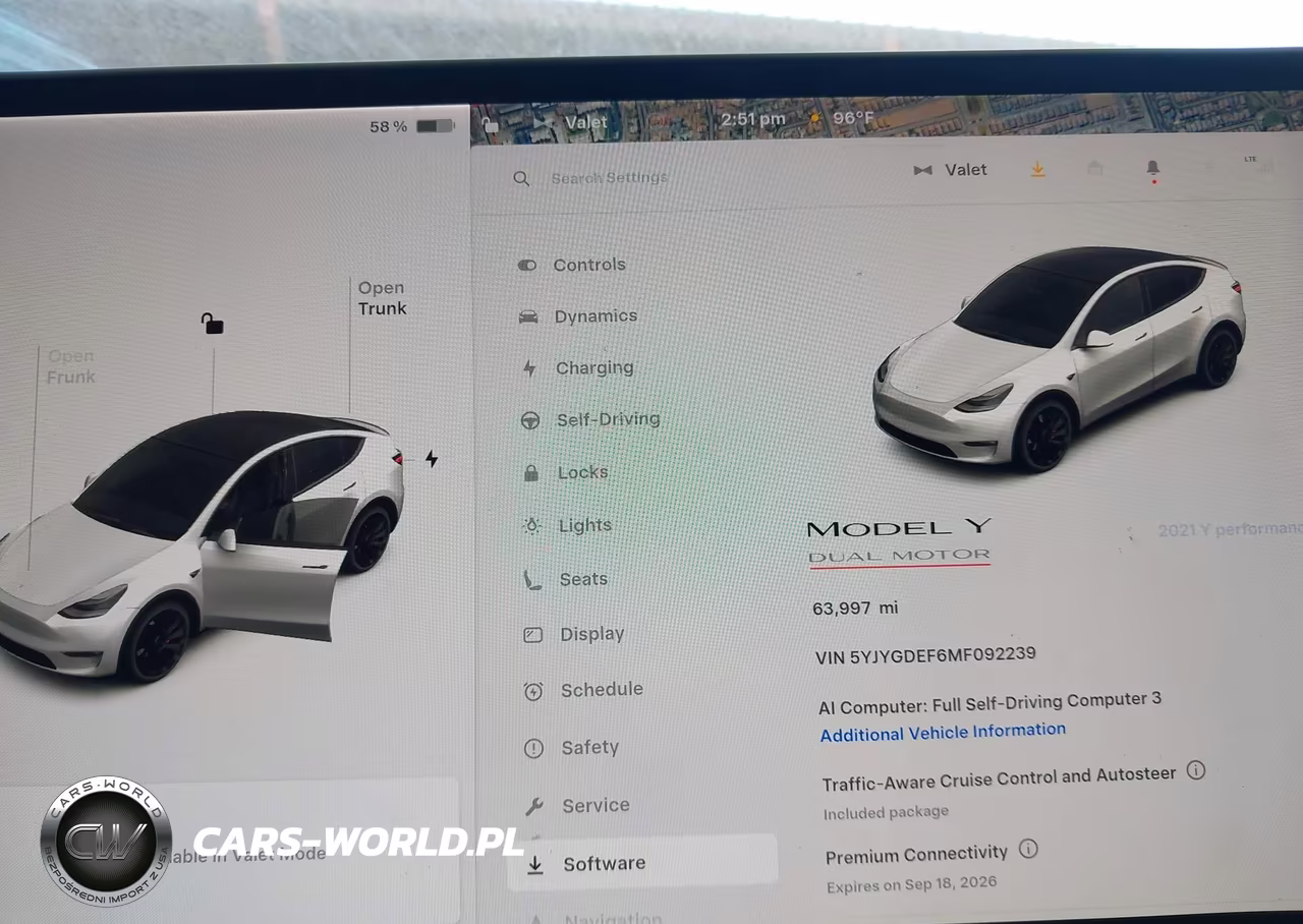 2021 Tesla Model Y Performance Dual Motor All-Wheel Drive VIN:5YJYGDEF6MF092239 - 18