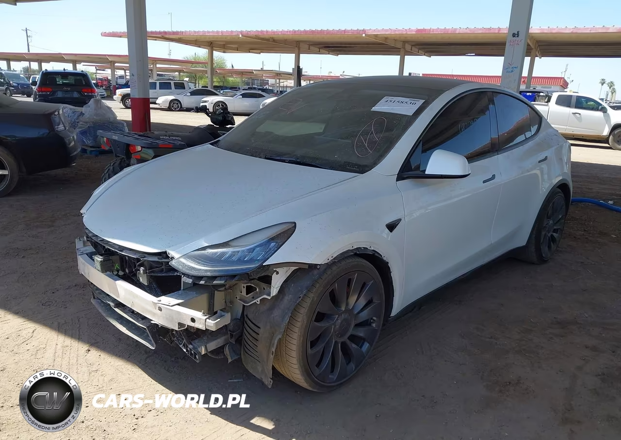2021 Tesla Model Y Performance Dual Motor All-Wheel Drive VIN:5YJYGDEF6MF092239 - 2