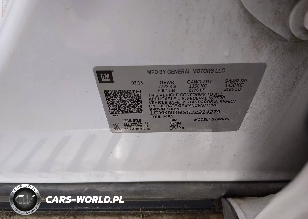 2018 Cadillac Xt5 Platinum VIN:1GYKNGRS5JZ224279 - 9