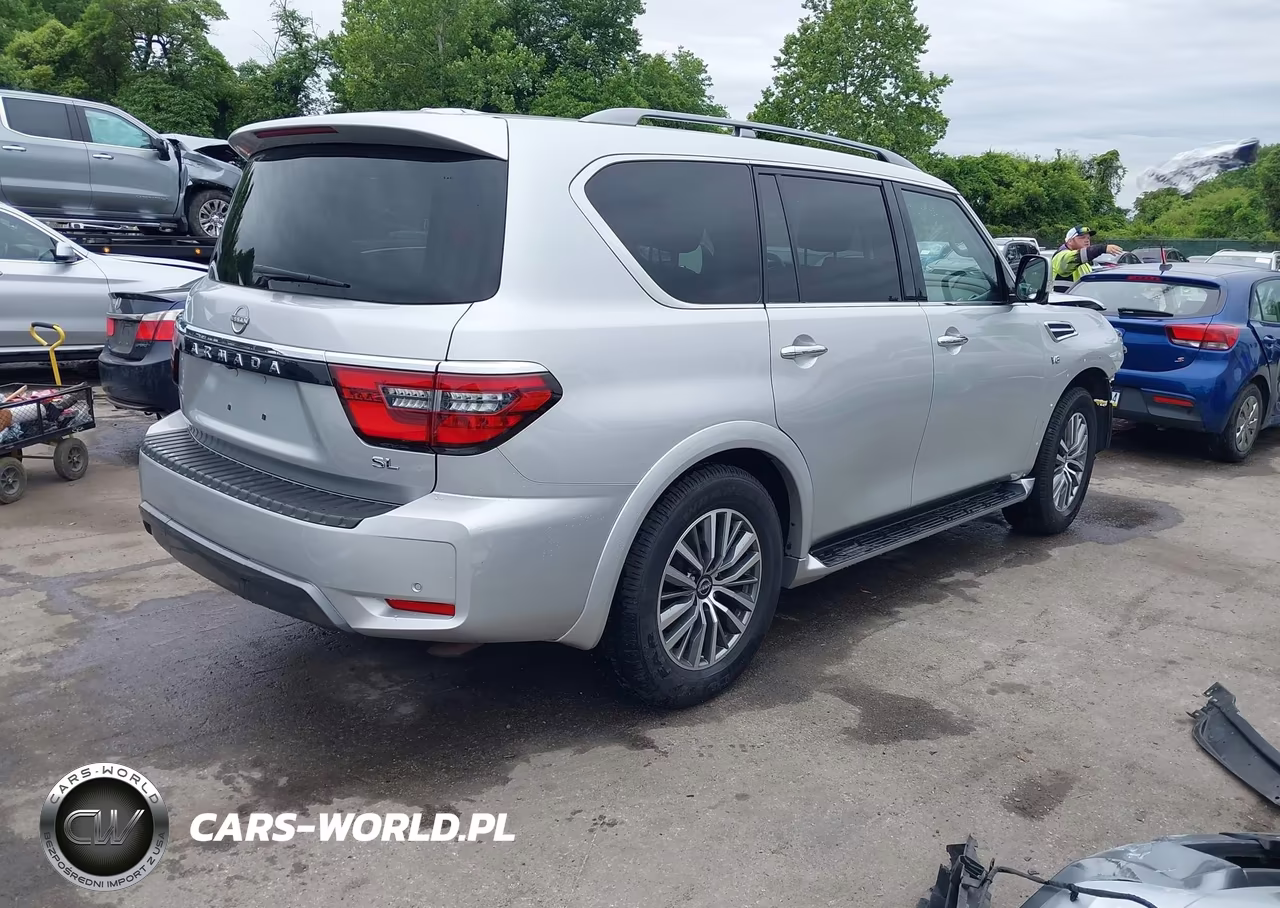 2021 Nissan Armada Sl 4Wd VIN:JN8AY2BB9M9791013 - 4