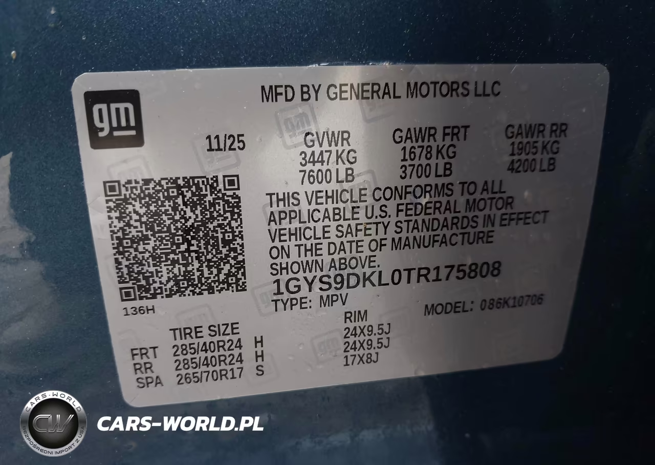 2026 Cadillac Escalade Platinum Luxury VIN:1GYS9DKL0TR175808 - 9