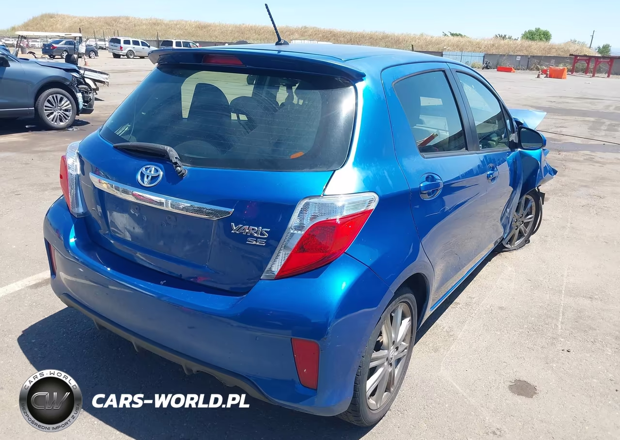 2013 Toyota Yaris Se VIN:JTDKTUD38DD570001 - 4