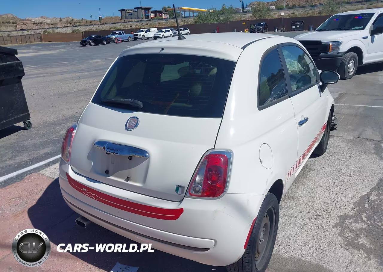 2012 Fiat 500 Pop VIN:3C3CFFAR4CT309266 - 4