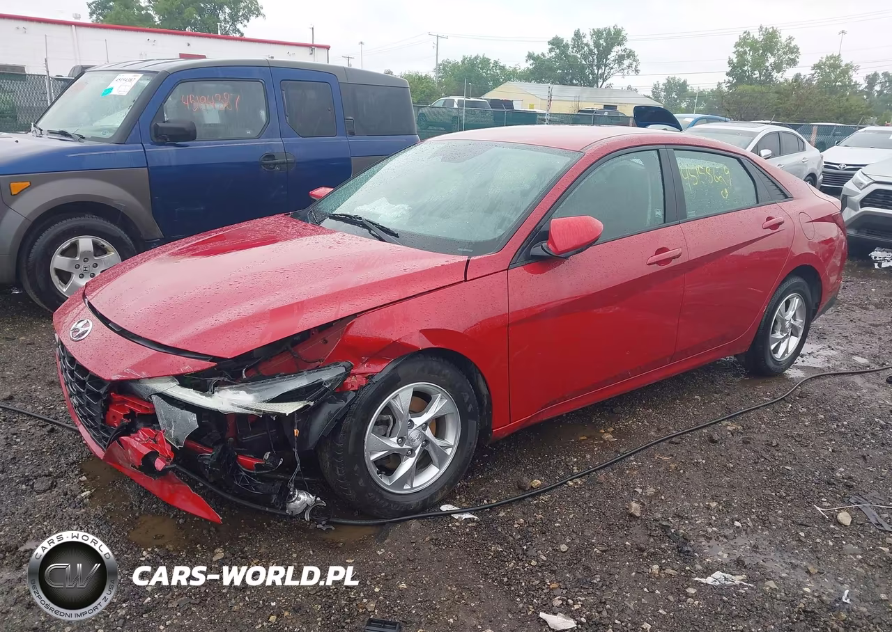 2021 Hyundai Elantra Se VIN:KMHLL4AG9MU121496 - 2