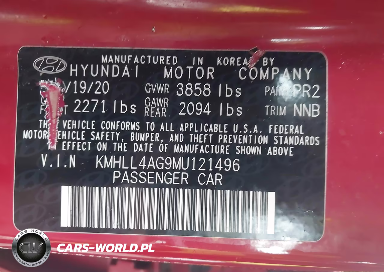 2021 Hyundai Elantra Se VIN:KMHLL4AG9MU121496 - 9