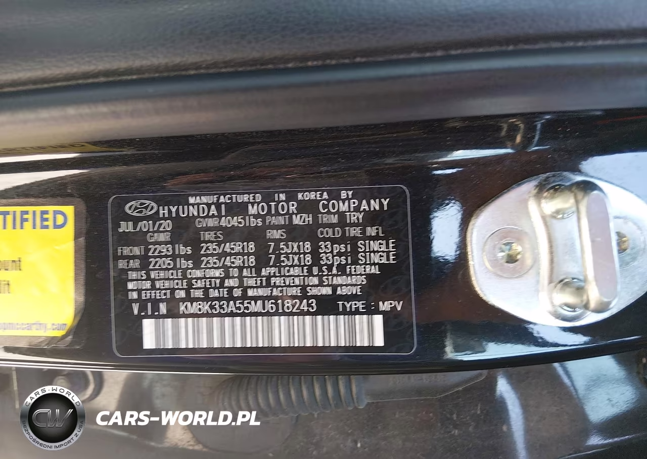 2021 Hyundai Kona Limited VIN:KM8K33A55MU618243 - 9