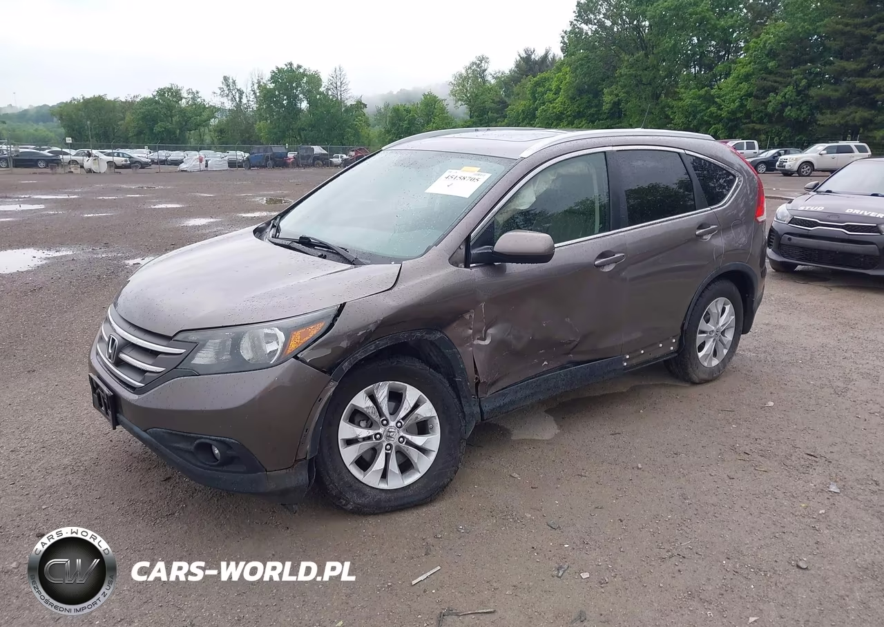 2013 Honda Cr-V Ex-L VIN:5J6RM4H70DL037343 - 2