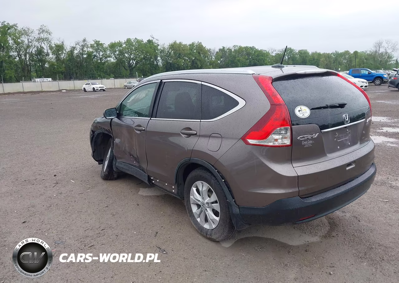 2013 Honda Cr-V Ex-L VIN:5J6RM4H70DL037343 - 3
