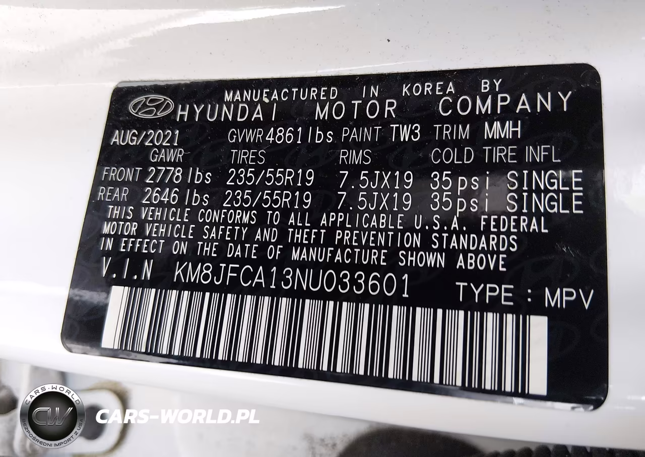 2022 Hyundai Tucson Hybrid Sel Convenience VIN:KM8JFCA13NU033601 - 9