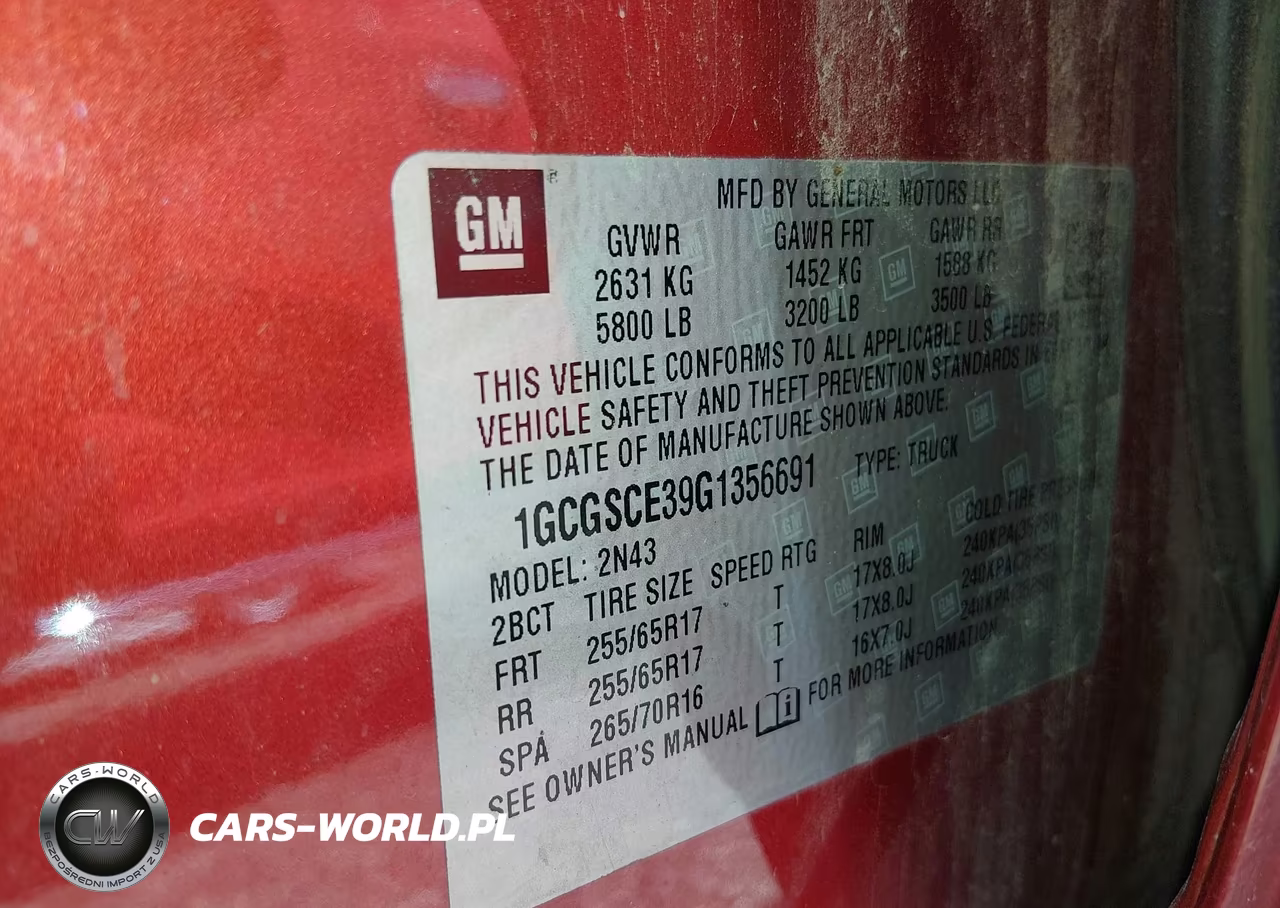 2016 Chevrolet Colorado Lt VIN:1GCGSCE39G1356691 - 9