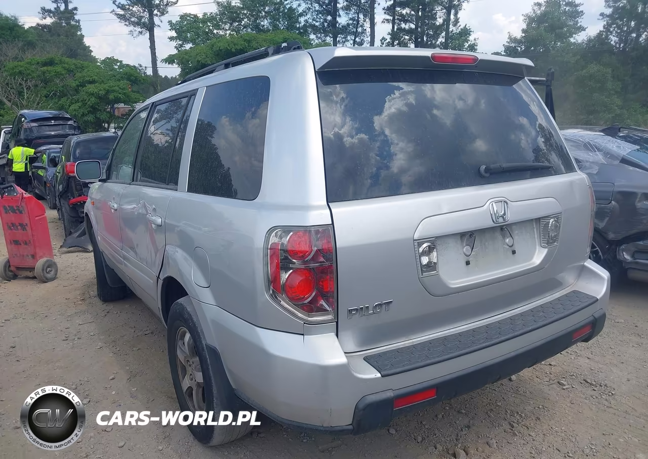 2007 Honda Pilot Ex-L VIN:5FNYF28677B010607 - 3