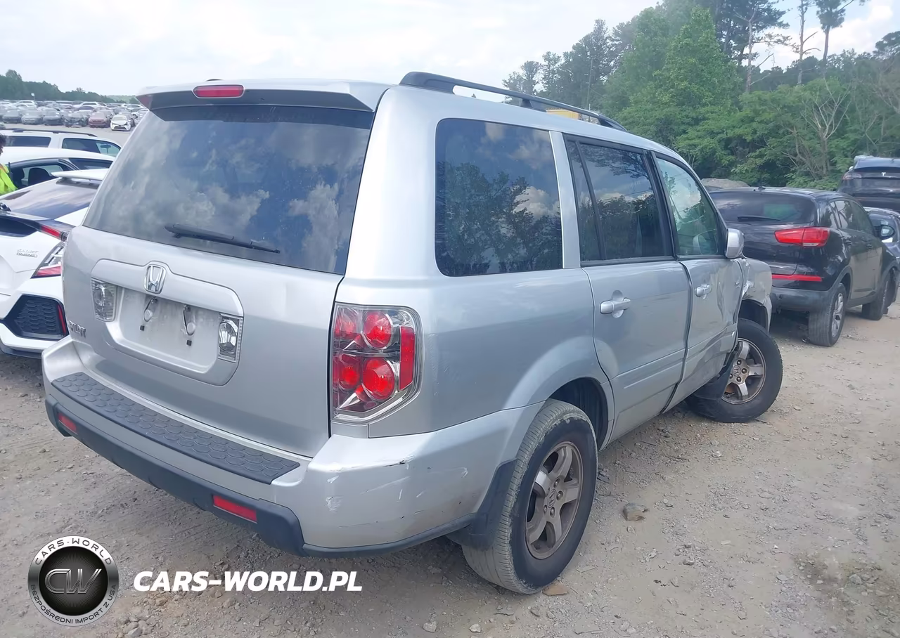 2007 Honda Pilot Ex-L VIN:5FNYF28677B010607 - 4