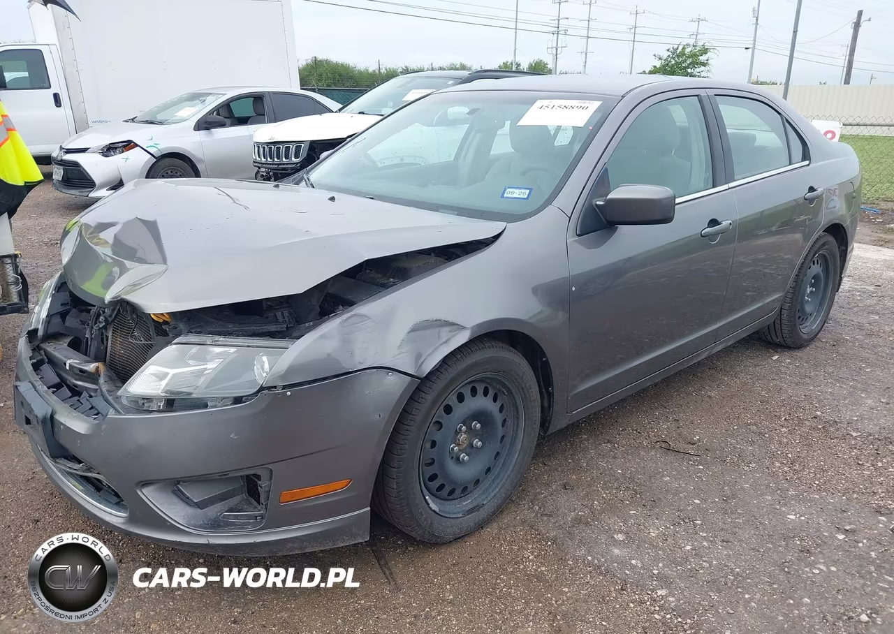 2010 Ford Fusion Se VIN:3FAHP0HA3AR340391 - 2