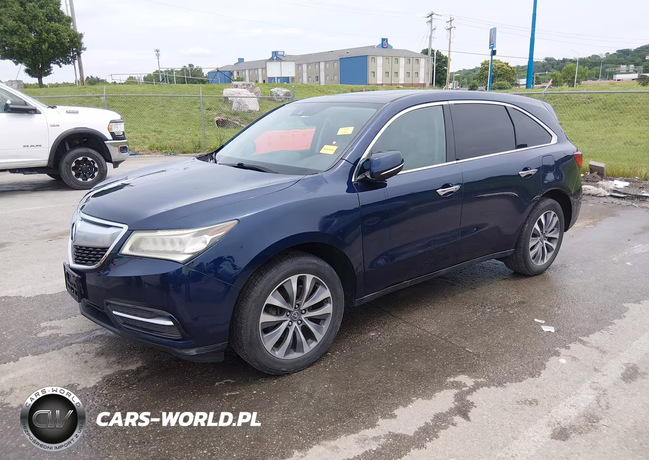 2016 Acura Mdx Technology Acurawatch Plus Packages-Technology Package VIN:5FRYD4H45GB028845 - 2