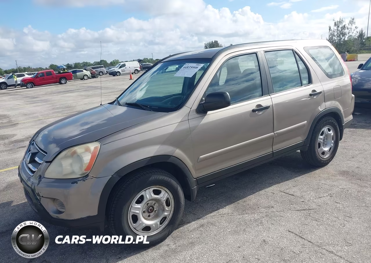 2005 Honda Cr-V Lx VIN:SHSRD68545U303816 - 2
