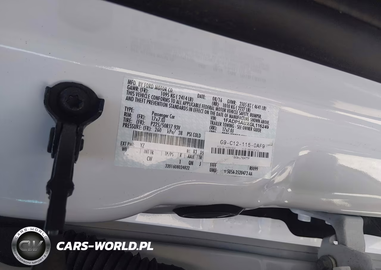 2016 Ford C-Max Hybrid Se VIN:1FADP5AUXGL116249 - 9