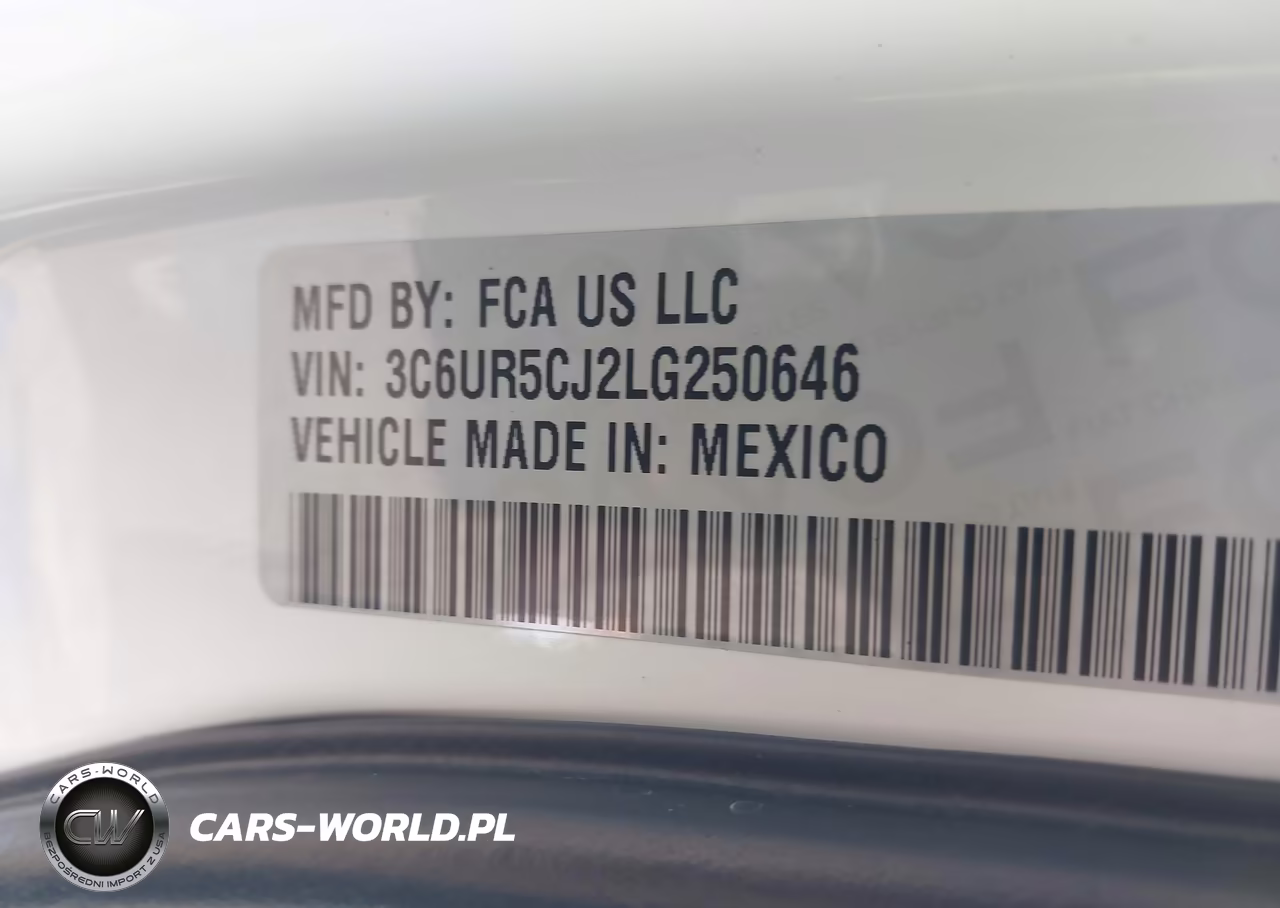 2020 Ram 2500 VIN:3C6UR5CJ2LG250646 - 9
