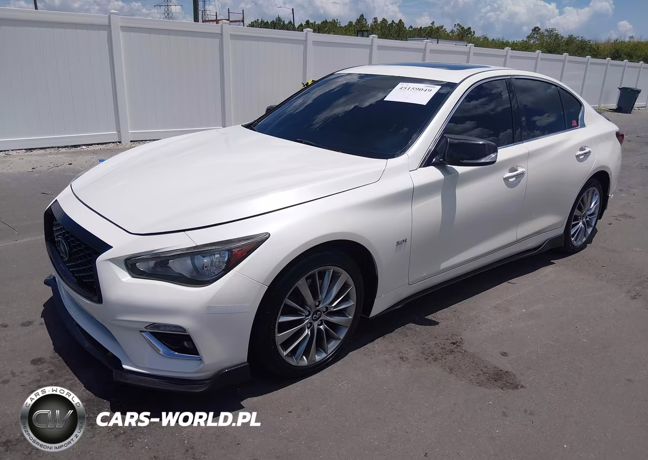2018 Infiniti Q50 3.0T Luxe VIN:JN1EV7AR5JM432562 - 2