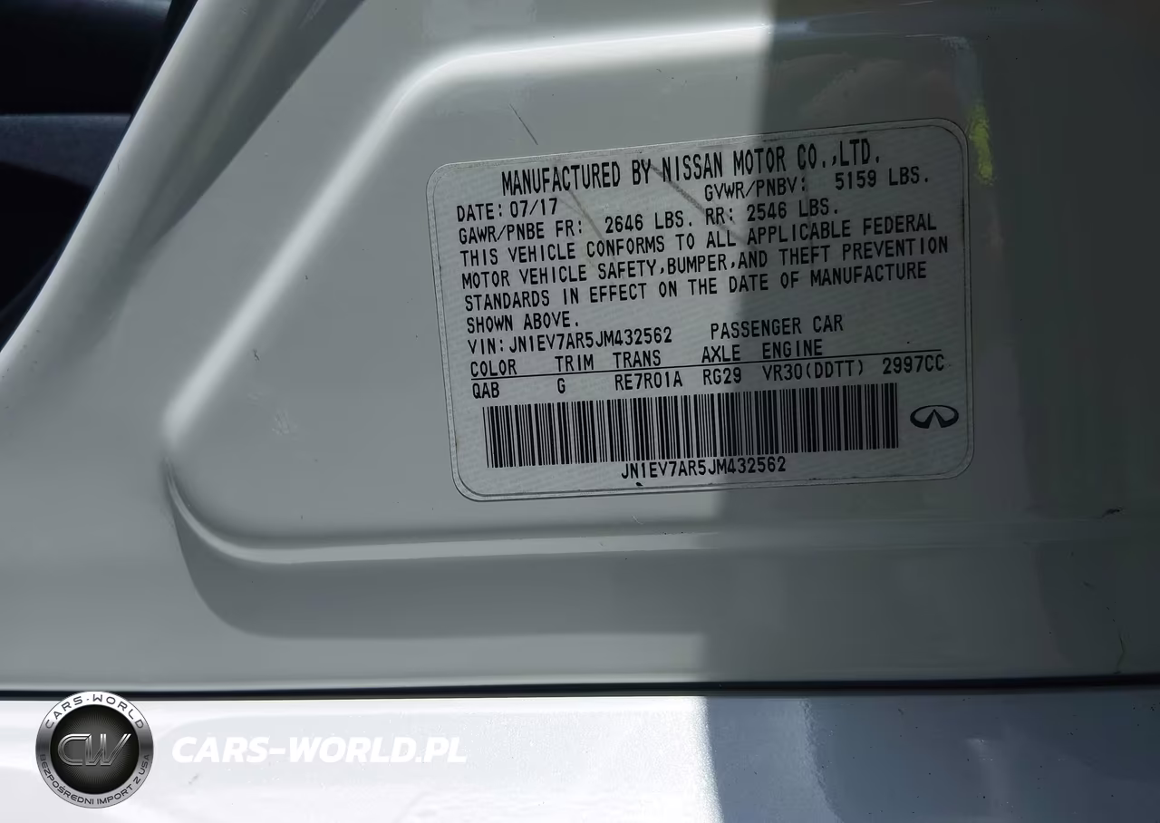 2018 Infiniti Q50 3.0T Luxe VIN:JN1EV7AR5JM432562 - 9