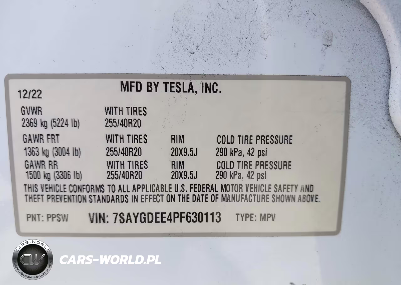 2023 Tesla Model Y Awd-Long Range Dual Motor All-Wheel Drive VIN:7SAYGDEE4PF630113 - 9