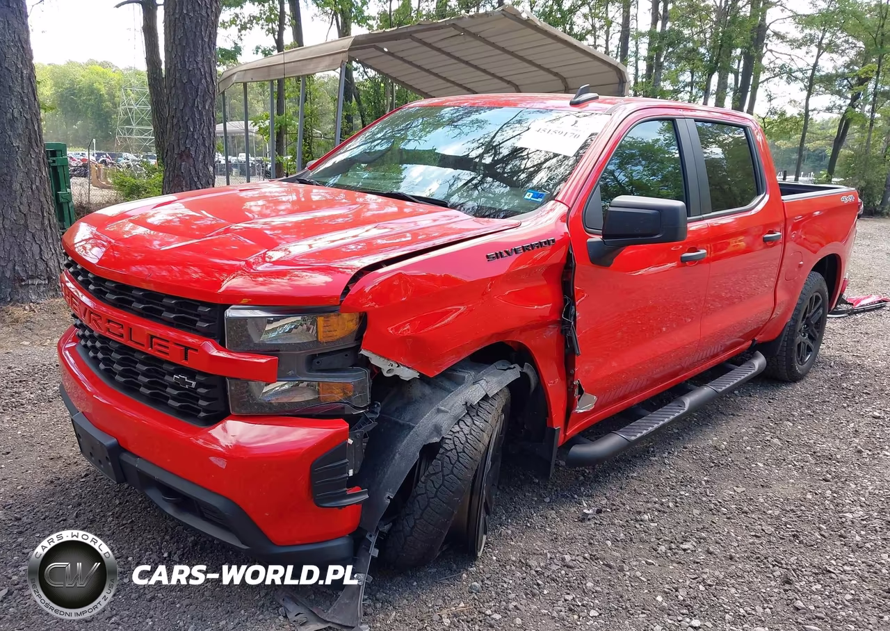 2022 Chevrolet Silverado 1500 Ltd 4Wd Short Bed Custom VIN:1GCPYBEK4NZ176260 - 2