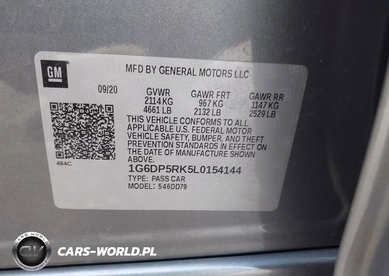 2020 Cadillac Ct5 Sport VIN:1G6DP5RK5L0154144 - 9