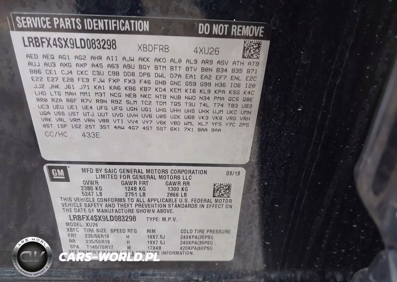 2020 Buick Envision Awd Premium Ii VIN:LRBFX4SX9LD083298 - 9