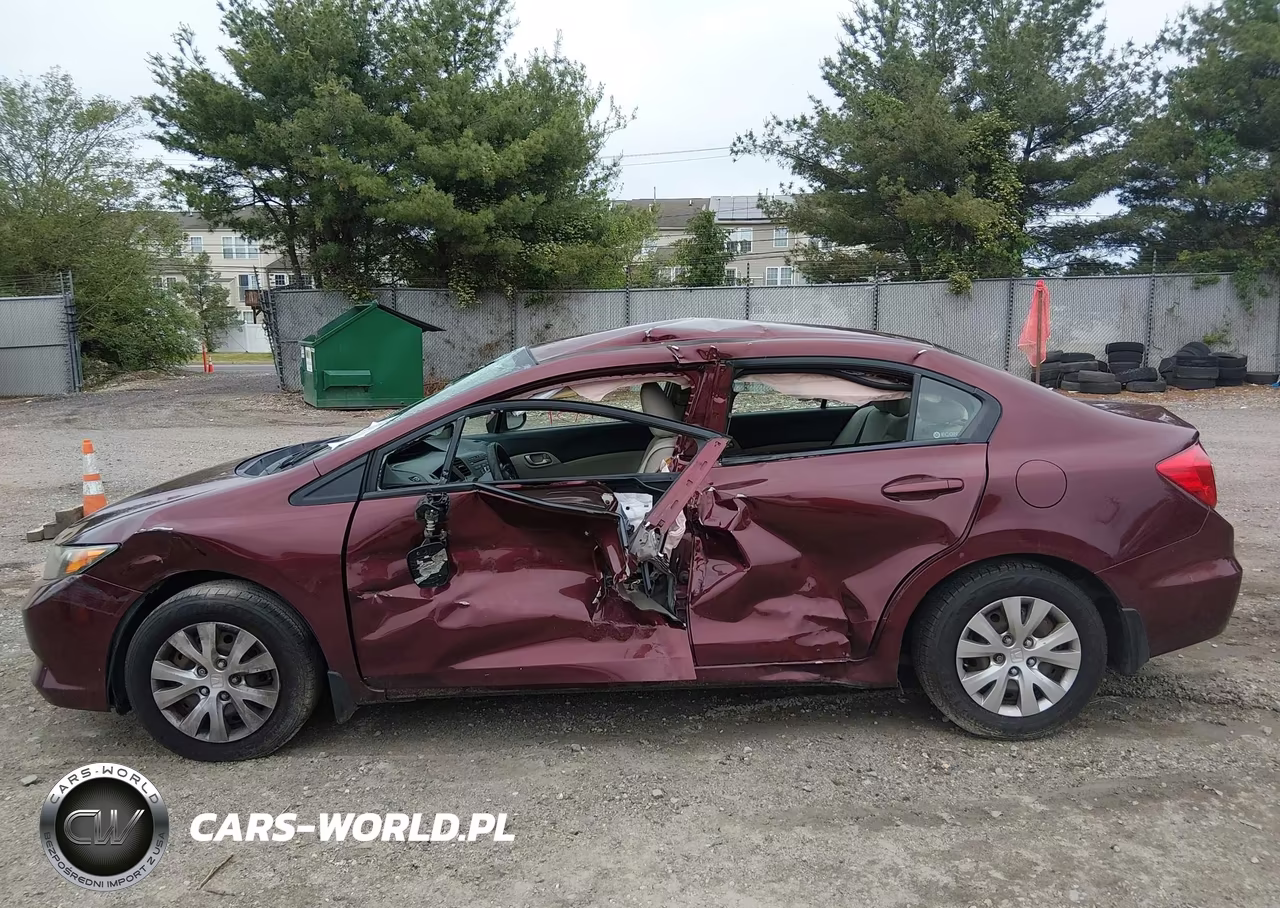 2012 Honda Civic Lx VIN:19XFB2F53CE392972 - 15