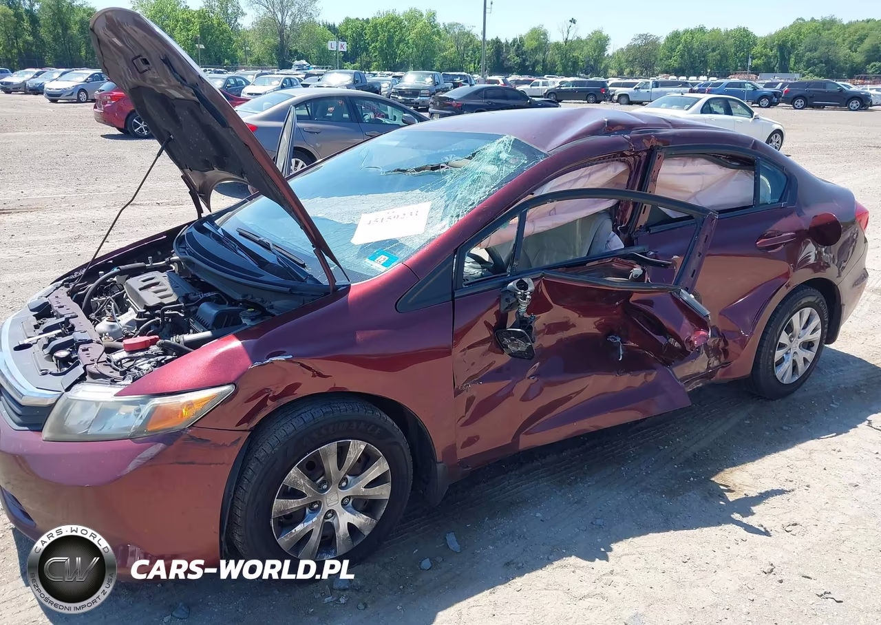 2012 Honda Civic Lx VIN:19XFB2F53CE392972 - 19