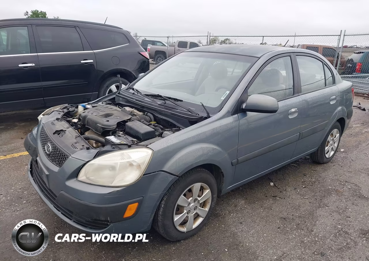 2007 Kia Rio Lx VIN:KNADE123876267830 - 2