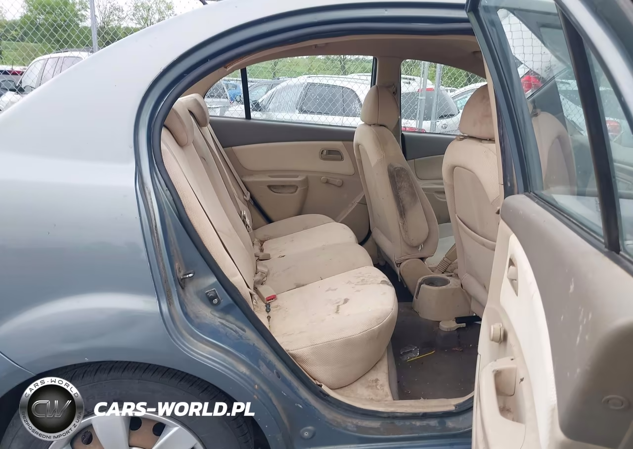 2007 Kia Rio Lx VIN:KNADE123876267830 - 8