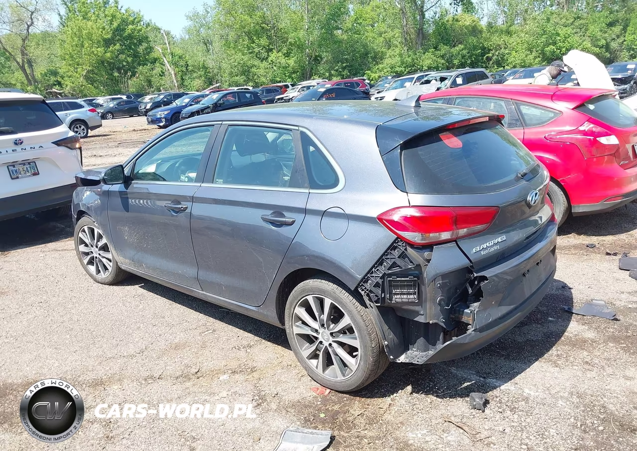 2018 Hyundai Elantra Gt VIN:KMHH35LE2JU010856 - 3