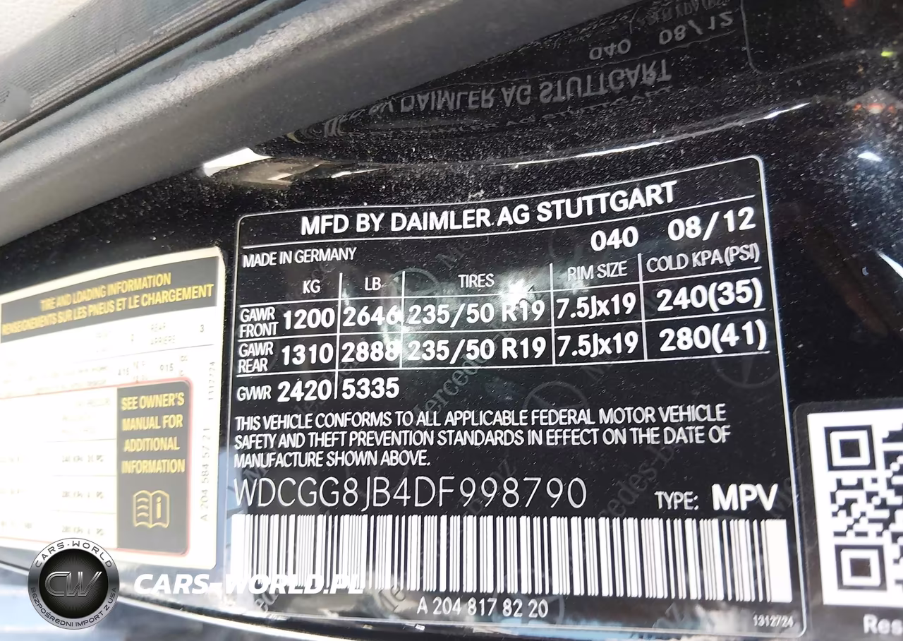 2013 Mercedes-Benz Glk 350 4Matic VIN:WDCGG8JB4DF998790 - 9