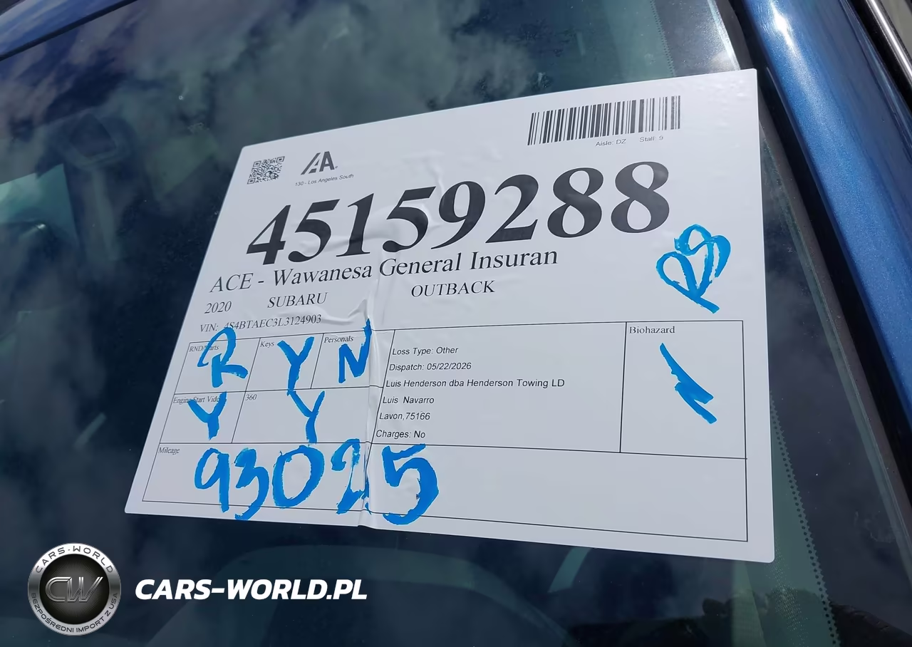 2020 Subaru Outback Premium VIN:4S4BTAEC3L3124903 - 18