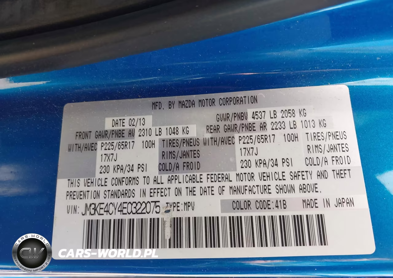 2014 Mazda Cx-5 Touring VIN:JM3KE4CY4E0322075 - 9
