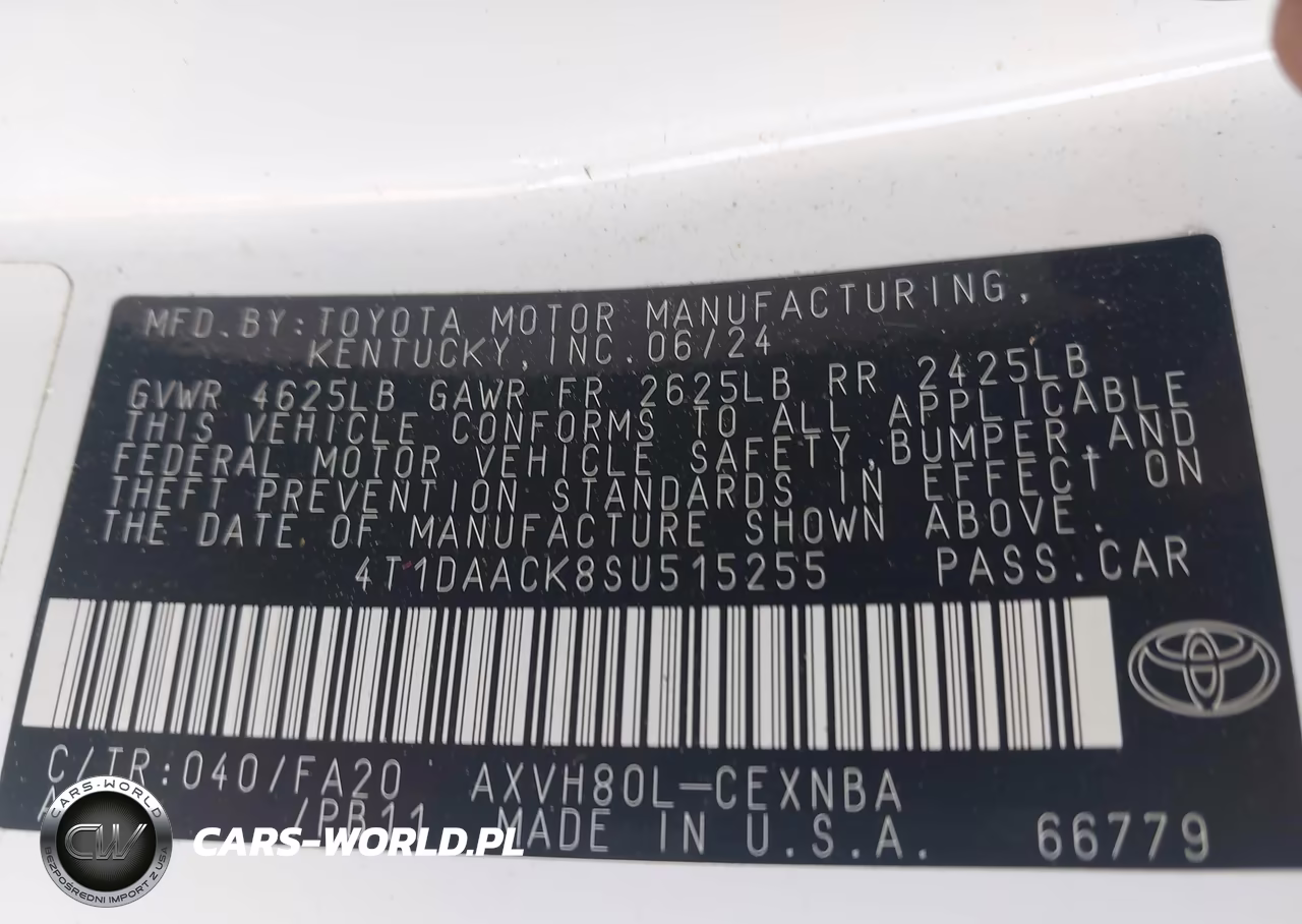 2025 Toyota Camry Le VIN:4T1DAACK8SU515255 - 9