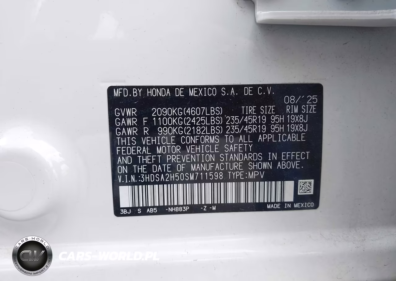 2025 Acura Adx A-Spec VIN:3HDSA2H50SM711598 - 9