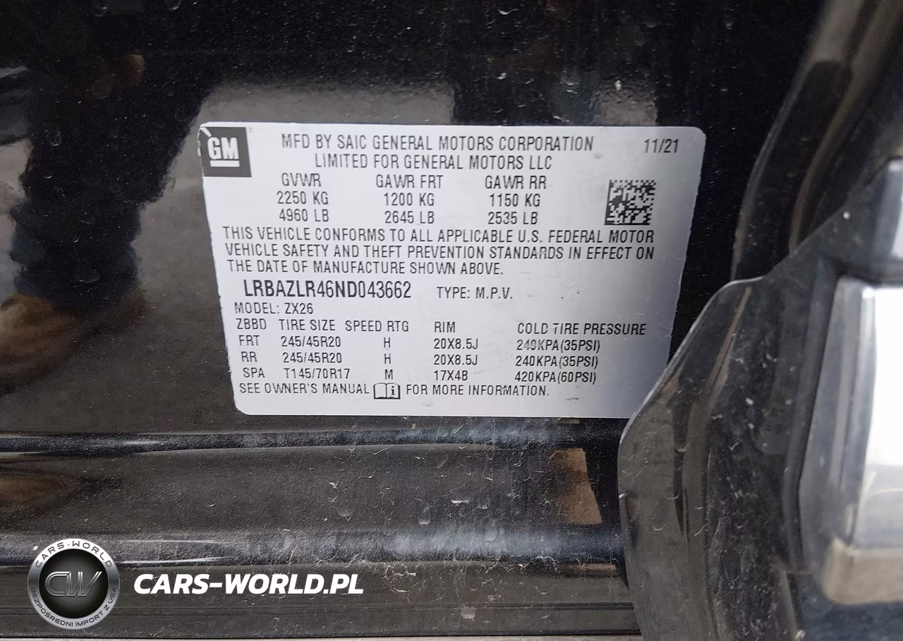 2022 Buick Envision Fwd Preferred VIN:LRBAZLR46ND043662 - 9